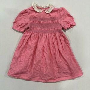 Girls Pink Gucci Jacquard GG Dress Size 8